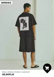 Bershka gazetka tydzień 41 Strona 5: Bluza z dzianiny interlock z nadrukiem Bershka €99,90