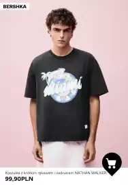 Bershka gazetka tydzień 41 Strona 7: Koszulka z krótkim rękawem i nadrukiem Nathan Walker Bershka €99,90
