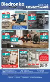 Biedronka gazetka Strona 6: Dalmierz laserowy PWL-E40 Powerlink €59,90, Podgrzewacze tealight bezzapachowe Aril €9,99