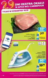 Carrefour Market gazetka tydzień 42 Strona 4: Łopatka wieprzowa bez kości €7,99, Żelazko PHILIPS DST1030/20 €39,99