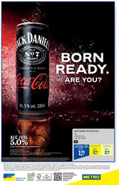 Metro Flugblatt Seite 32: Jack Daniels & Coca Cola €1,95