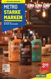 Metro Flugblatt Seite 1: Nescafe Espresso Concentrates €3,99