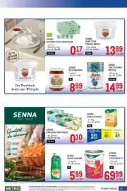Metro Flugblatt Seite 11: Darbo Konfitüre Preiselbeere €13,99, Senna Vanillesauce €3,95
