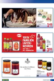 Metro Flugblatt Seite 13: Staud's Leichtkonfitüre €6,99, Hela Gewürz-Ketchup €3,99