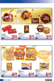 Metro Flugblatt Seite 18: Ferrero Mon Cheri €3,59, Ferrero Pocket Coffee €3,75