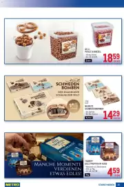 Metro Flugblatt Seite 19: Niemetz Schwedenbomben €14,29, Trumpf Edle Tropfen in Nuss €4,59