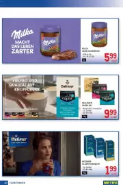 Metro Flugblatt Seite 20: Dallmayr Capsa XXL €9,99, Milka Haselnusscreme €5,99