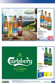Metro Flugblatt Seite 25: Carlsberg Pilsner Bier Od. 0,0% €1,09, Edelweiss Hefetrüb, Hofbräu, Dunkel od. Alkoholfrei €0,92