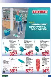 Metro Flugblatt Seite 31: Leifheit Set Wischtuchpresse - Profi XL Mobile €53,99