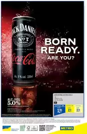 Metro Flugblatt Seite 32: Jack Daniels & Coca Cola €1,95
