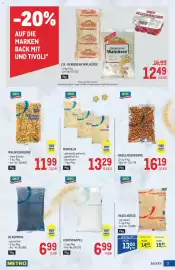Metro Flugblatt Seite 3: Haselnüsse €13,00, Aro Kokosraspel €6,99