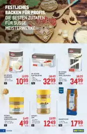 Metro Flugblatt Seite 4: Dr. Oetker Blattgelatine silber €32,99, Kotanyi Zimt €12,49