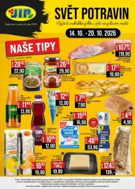 Jip leták týden 42 Strana 20: Gouda 45 % bloček €10,90, Princes tuňák €48,13