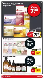 Kruidvat folder week 42 Pagina 12: Kruidvat maskers €5,00, Kruidvat Bruin glas €5,00