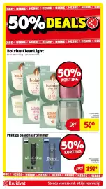 Kruidvat folder week 42 Pagina 3: Bolsius CleanLight €5,00, Philips baardhaartrimmer €19,99