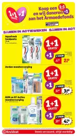 Kruidvat folder week 42 Pagina 32: Aquafresh tandpasta €2,39, Jordan mondverzorging €3,49