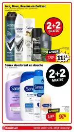 Kruidvat folder week 42 Pagina 36: Deodorant en antiperspirant €11,58, Sanex deodorant en douche €9,78