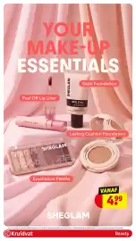 Kruidvat folder week 42 Pagina 4: Eyeshadow Palette €0,26, Lasting Cushion Foundation €4,99