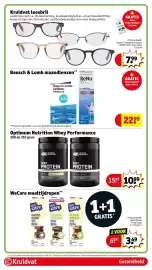 Kruidvat folder week 42 Pagina 78: Optimum Nutrition Whey Performance €10,99, WeCare maaltijdrepen €3,49