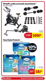 Kruidvat folder week 42 Pagina 80: Tena Pants Protect+ €18,44, VirtuFit cardio en kracht assortiment €199,00