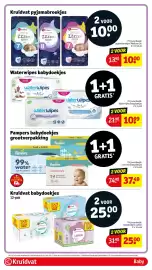 Kruidvat folder week 42 Pagina 86: Pampers babydoekjes €37,49, Waterwipes babydoekjes €10,99