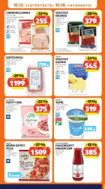 ALDI akciós újság hét 42 Oldal 13: Szeletelt kolbász €379,00, Milsani tejföl €319,00