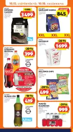 ALDI akciós újság hét 42 Oldal 15: Finest Bakery vaníliaízű karika €845,00, Ferrero raffaello €1.699,00
