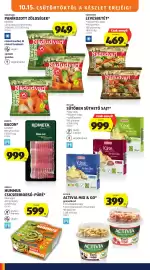 ALDI akciós újság hét 42 Oldal 16: Activia mix & go €399,00, Milsani sütőben sűthető sajt €999,00