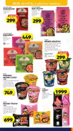 ALDI akciós újság hét 42 Oldal 23: Le Gusto bögrés készétel €299,00, Buldak instant tészta €699,00
