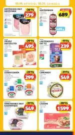 ALDI akciós újság hét 42 Oldal 29: President camembert €549,00, Pick sertéspárizsi €689,00