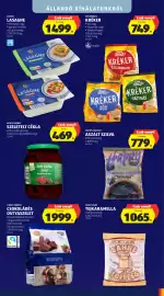 ALDI akciós újság hét 42 Oldal 3: Happy Harvest aszalt szilva €779,00, Cucina lasagne €1.499,00