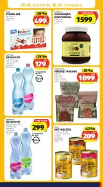 ALDI akciós újság hét 42 Oldal 31: Kinder csokoládé €499,00, Happy Harvest pörkolt magvak €1.099,00
