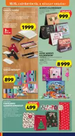 ALDI akciós újság hét 42 Oldal 38: Mattel adventi kalendárium €999,00, Home Creation kreatív eszköz €19.999,00