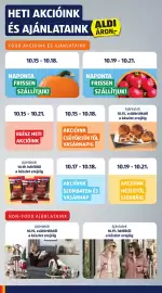 ALDI akciós újság hét 42 Oldal 4: HETI AKCIÓINK ÉS AJÁNLATAINK ARON; FOOD AKCIÓINK ÉS AJÁNLATAINK 10.15-10.18. ALDI 10.19 -