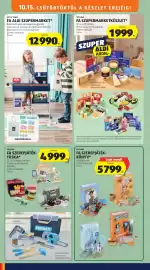 ALDI akciós újság hét 42 Oldal 40: Little Town Fa Aldi Supermarket €12.990,00, ToyLino fa szerepjáték-könyv €5.799,00