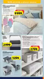 ALDI akciós újság hét 42 Oldal 47: Novitesse gumis lepedő €2.999,00
