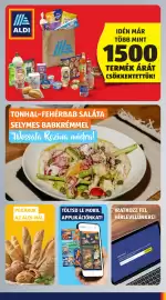 ALDI akciós újság hét 42 Oldal 5: ALDI SORPERICE CRACKER MIX ASIA JAZM Töltöt Ost 18 Tandi CREMEOU SANY TEJ PIZZA AH OAT