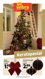 Wibra folder Pagina 1: Strik fluweel €1,49, Kerstbal €2,49