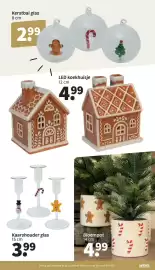 Wibra folder Pagina 36: Kerstbal glas €2,99, Kaarshouder glas €3,99