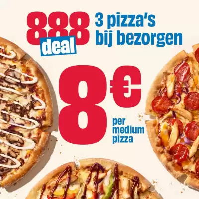 Domino´s pizza (geldig t/m 23-10)