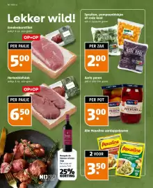 Poiesz folder week 42 Pagina 16: Spruiten, pompoenblokjes of rode kool €2,00, Aarts peren €3,00