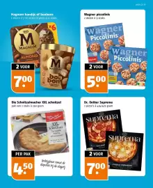 Poiesz folder week 42 Pagina 17: Wagner piccolinis €5,00, Die Schnitzelmacher XXL schnitzel €4,50