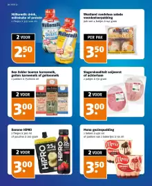 Poiesz folder week 42 Pagina 20: Mona gezinspudding €3,50, Den Elder boeren karnemelk, geiten karnemelk of geitenmelk €3,00