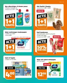 Poiesz folder week 42 Pagina 27: Nalys vochtvangers keukenpapier €6,99, Ajax allesreiniger of shower power €2,79