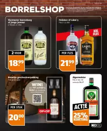 Poiesz folder week 42 Pagina 29: Jägermeister €14,17, Poliakov of Label 5 €21,99