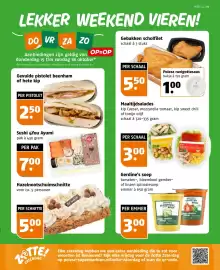 Poiesz folder week 42 Pagina 35: Sushi 4You Ayumi €7,00, Gevulde pistolet beenham of hete kip €2,50