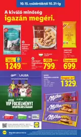 Lidl akciós újság hét 42 Oldal 12: Ocean Sea Argentín hekktörzs €1.249,00, Chef Select Mogyorókrémes nudli €799,00