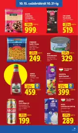 Lidl akciós újság hét 42 Oldal 13: Pilos laktózmentes tej €289,00, Nixe tonhaldarabok €329,00