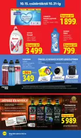 Lidl akciós újság hét 42 Oldal 14: Doussy öblítő €799,00, Powerade €349,00