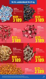 Lidl akciós újság hét 42 Oldal 15: Roshen johnny krocker €3.189,00, Roshen tojáslikőrös bonbon €3.189,00